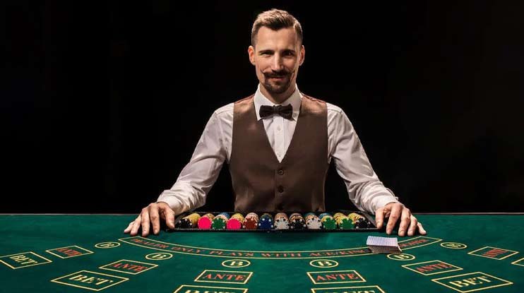 Live Casino Real Dealer Baccarat Table HD Stream